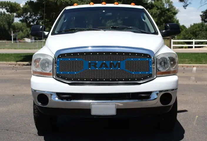 2003-2005 3rd Gen Ram 2500/3500 Grille Insert 2 - USA – Overkill Fab 2003-2005 3rd Gen Ram 2500/3500 Grille Insert 2 - USA – Overkill Fab