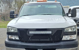 2006-2007 Chevy Silverado 1500 Grille, w Light Bar Overkill Fab