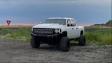 2008-2013 Chevy Silverado 1500 with laser mesh and black powdercoat