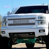 front view of chevy silverado grille