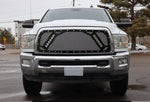 Overkill Fab 2010-2012 Ram 2500/3500/4500 (4th Gen) Grille, with 2x 10" LED Lights