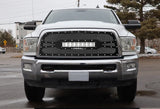 Overkill Fab 2010-2012 Ram 2500/3500/4500 (4th Gen) Grille, with 20" Light Bar