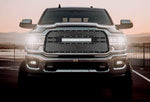 Overkill Fab 2019-2022 5th Gen Ram 2500/3500/4500 Grille  5, With 20" Light Bar