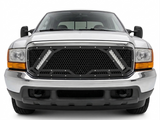 1999-2004 Ford F-250 / F-350 Super Duty, with 2X 10" Lights, Grille 7 overkill-fab