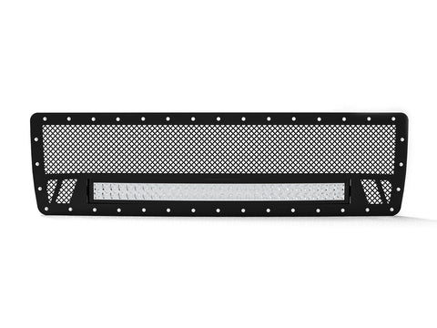 1991-1993, Dodge Ram 1500 Grille Insert 5, with 30" LED Light Bar