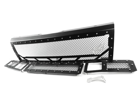 1992-1998 Ford F-250/350 OBS, Full Replacement Grille Combo