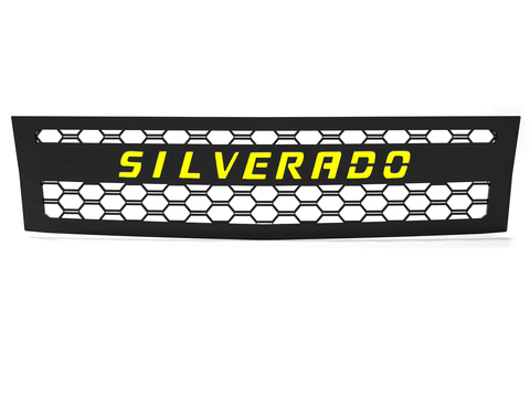 2007.5-2010 Chevy Silverado 2500/3500, Grille 1 Yellow