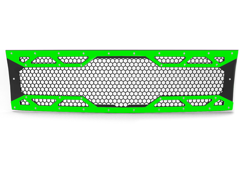 2007.5-2010 Chevy Silverado 2500/3500, Grille 4 Lime Green