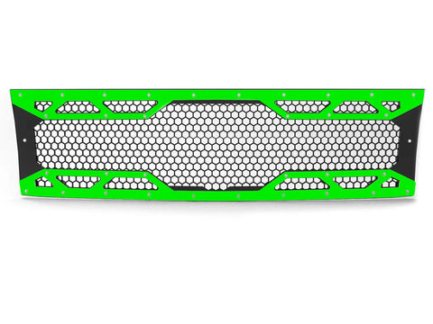 2011-2014 Chevy Silverado 2500/3500, Grille 4 Lime Green