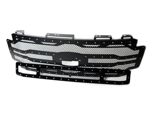 2017-2018 Ford Super Duty Grille Combo, ZF1 Border