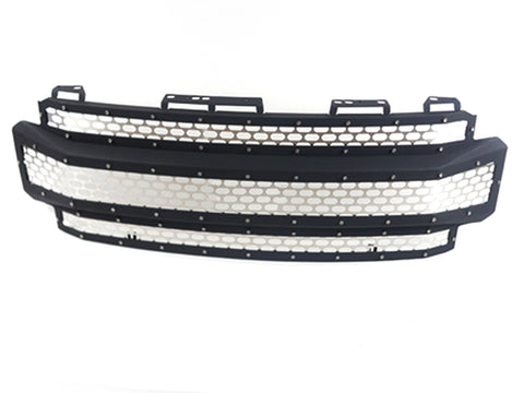 2017-2018 Ford Super Duty Aluminum Grille, Oval Mesh