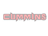 Cummins text Emblem